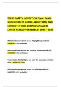 BUNDLE FOR TEXAS EXAMS LATEST