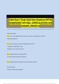 NU664 Exam 1 Study Guide Exam Questions &lpar;ACTUAL EXAM&rpar;&sol;NEWEST WITH WELL SORTED QUESTIONS AND ANSWERS &sol;GRADED A&plus;