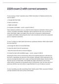 2220 exam 2 with correct answers