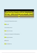 issa final Exam Questions &lpar;ACTUAL EXAM&rpar;&sol;NEWEST WITH WELL SORTED QUESTIONS AND ANSWERS &sol;GRADED A&plus;