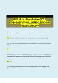 HB 411 Midterm Exam Questions &lpar;ACTUAL EXAM&rpar;&sol;NEWEST WITH WELL SORTED QUESTIONS AND ANSWERS &sol;GRADED A&plus;
