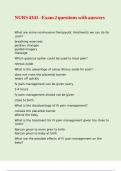 NURS 4341 - Exam 2 questions with answers