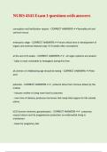 NURS 4341 Exam 1 questions with answers