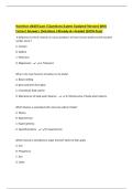 Nutrition d440 Exam &vert;Questions &lpar;Latest Updated Version&rpar; With Correct Answers &vert;Solutions &vert;Already A&plus; Graded &lpar;100&percnt; Pass&rpar;