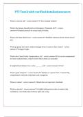 PTI Test 3 with verified detailed answers 
