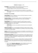 Samenvatting deeltentamen 1- Hersenen en gedrag &lpar;201500052&rpar;