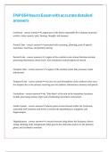 FNP 654 Neuro Exam with accurate detailed answers