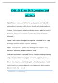 CMP101 Exam 2026 Questions and Answers