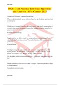 WGU C180 Practice Test Study Questions and Answers 100&percnt; Correct 2025