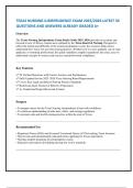 TEXAS NURSING JURISPRUDENCE EXAM 2025&sol;2026 LATEST 50 QUESTIONS AND ANSWERS ALREADY GRADED A&plus;  