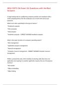 WGU D075 OA Exam 54 Questions with Verified Answers&comma;100&percnt;CORRECT