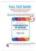 Test Bank For Fundamentals of Nursing &lpar;Two Volume Set&rpar; with Davis Advantage & Davis Edge 4th Edition by Judith M Wilkinson &vert; 9780803676909  Chapter 1-46 &vert; All Chapters with Answers and Rationals