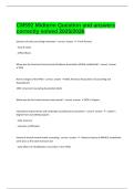 CM592 Midterm Question and answers correctly solved 2025&sol;2026