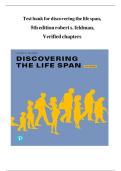 TEST BANK FOR Discovering the Life Span 5th Edition by Robert S&period; Feldman &lpar; All Chapters Covered&rpar; Latest 2026 