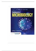 Test Bank for Fundamentals of Microbiology 12th Edition by Jeffrey C&period; Pommerville ISBN&colon; 9781284211757 &vert; Complete Guide A&plus;