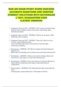 NUR 283 EXAM STUDY GUIDE 2025&sol;2026  ACCURATE QUESTIONS AND VERIFIED  CORRECT SOLUTIONS WITH RATIONALES  &vert;&vert; 100&percnt; GUARANTEED PASS  <LATEST VERSION> 