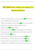 EMT Fisdap Airway&comma; Ventilation & Respiratory Test 2025&ndash;2026 &vert; Verified Q&A &vert; A&plus;
