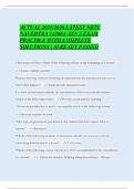 ACTUAL 2025&sol;2026 LATEST NRTC NAVEDTRA 14300A ASN 2 EXAM PRACTICE WITH COMPLETE SOLUTIONS &vert; ALREADY PASSED