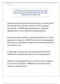 FL DCF Child Care Understanding Developmentally Appropriate Practices &lpar;UDAP&rpar; Questions with 100&percnt; Verified Answers 2025 &vert; 2026