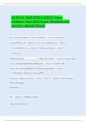ACTUAL 2025&sol;2026 LATEST Nurse residency Prep EKG Exam Questions and Answers Already Passed