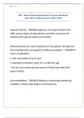 SNP - Special Needs Appropriate Practices Questions with 100&percnt; Verified Answers 2025 &vert; 2026&period;