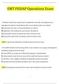 Ace EMT FISDAP Operations Exam 2025-2026 &vert; A&plus; Guide