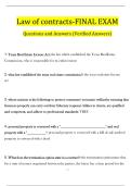 Law of Contracts Made Easy &vert; 2025-2026 Final Exam Prep Graded A&plus;