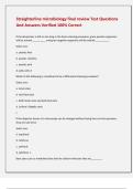 Straighterline microbiology final review Test Questions  And Answers Verified 100&percnt; Correct