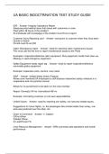 UA BASIC INDOCTRINATION TEST STUDY GUIDE