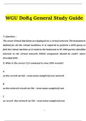 WGU D084 General Study Guide 2025-2026 &vert; Exam Prep &vert; General Study Guide