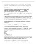 INDOCTRINATION EXAM QUESTIONS &plus; ANSWERS