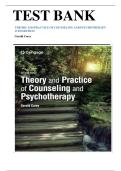 Test Bank | Theory and Practice of Counseling and Psychotherapy 11th Edition – Gerald Corey || All Chapters Updated 2025 || ISBN: 9780357764428
