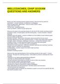 WELLCOACHES&comma; CHAP 10 EXAM QUESTIONS AND ANSWERS