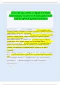ACTUAL 2025&sol;2026 LATEST NY Home Improvement Contractor Exam Study Guide With Verified & Updated Solutions