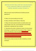 MONTANA NOTARY FINAL EXAM TEST 2025&sol;2026 NEWEST ACTUAL EXAM WITH COMPLETE QUESTIONS AND VERIFIED ANSWERS &vert;ALREADY GRADED A&plus;&vert; 