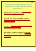 NOCTI BUSINESS TEST 2025&sol;2026 NEWEST ACTUAL EXAM WITH COMPLETE QUESTIONS AND VERIFIED ANSWERS &vert;ALREADY GRADED A&plus;&vert;