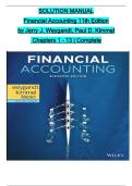 Financial Accounting 11th Edition Weygandt&comma; Kimmel & Kieso Solution Manual PDF &vert; Complete Textbook Answers