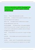 ACTUAL 2025&sol;2026 LATEST Paralegal Core Competency Exam with Complete Solutions Already Passed