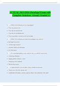ACTUAL 2025&sol;2026 Paralegal Exam with Complete Solutions Already Graded A&plus;