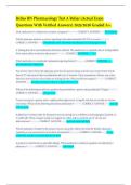 Relias RN Pharmacology Test A Relias &lpar;Actual Exam Questions With Verified Answers&rpar; 2025&sol;2026 Graded A&plus;&period;