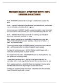 MMSC200 EXAM 1 OVERVIEW EXAM WITH 100&percnt; VERIFIED SOLUTIONS&excl;&excl;