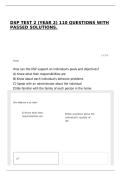DSP TEST 2 &lpar;YEAR 2&rpar; 110 QUESTIONS WITH PASSED SOLUTIONS&period;