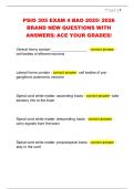 PSIO 305 EXAM 4 BAO 2025 2026  BRAND NEW QUESTIONS WITH  ANSWERS&vert; ACE YOUR GRADES&excl; 