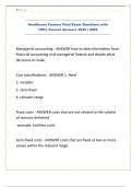 Healthcare Finance Final Exam Questions with 100&percnt; Correct Answers 2025 &vert; 2026&period;