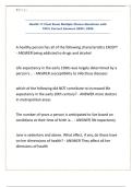 Health 11 Final Exam Multiple Choice Questions with 100&percnt; Correct Answers 2025 &vert; 2026&period;