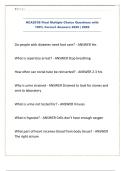 HCA201B Final Multiple Choice Questions with 100&percnt; Correct Answers 2025  &vert; 2026&period;