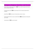 Emergency Response Questions and Answers 