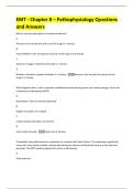 EMT - Chapter 8 &ndash; Pathophysiology Questions  and Answers 