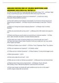 AMAZON DRIVER END OF COURSE QUESTIONS AND ANSWERS 2025&sol;2026 ALL RATED A&plus;