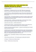 AMAZON DRIVER FINAL PAPER QUESTIONS AND ANSWERS 2025&sol;2026 ALL RATED A&plus;